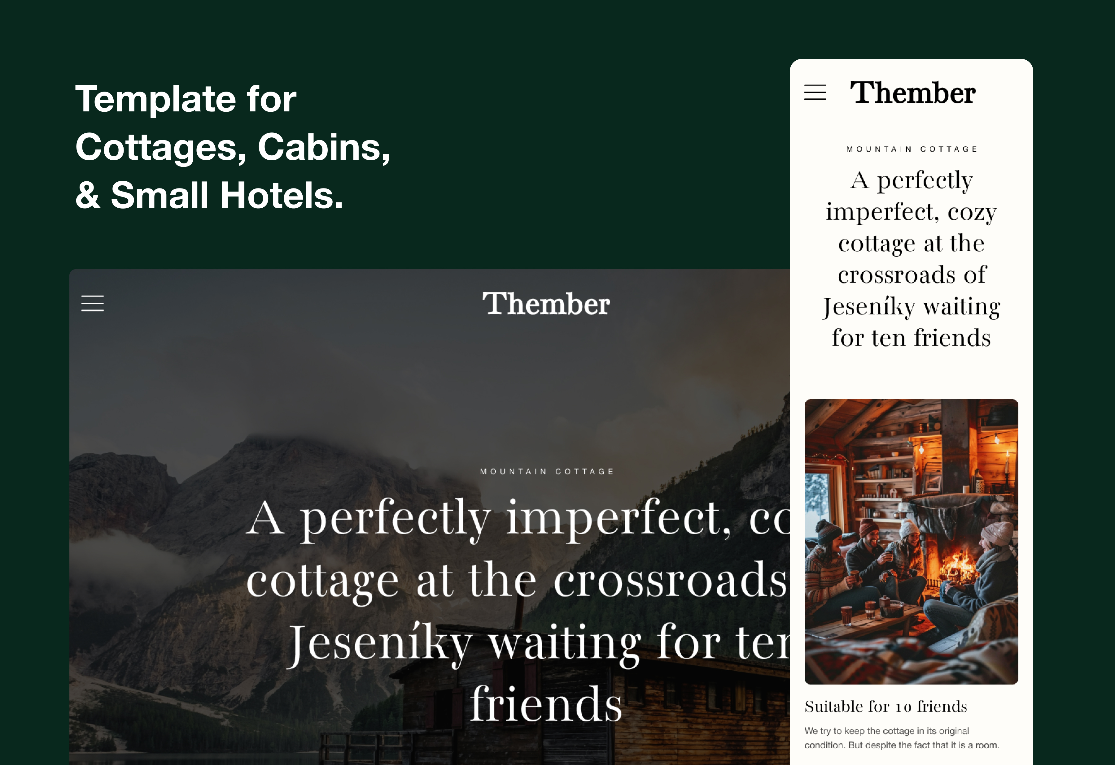 thember cabin figma template